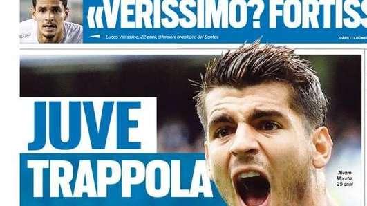 Prima pagina TS - Inter, due mosse da Champions: Verdi e Marlos