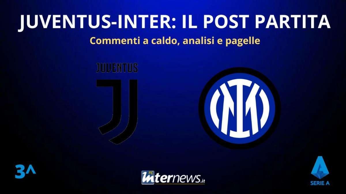 Rivivi la diretta! Il POST PARTITA di JUVENTUS-INTER: ANALISI, COMMENTI e PAGELLE