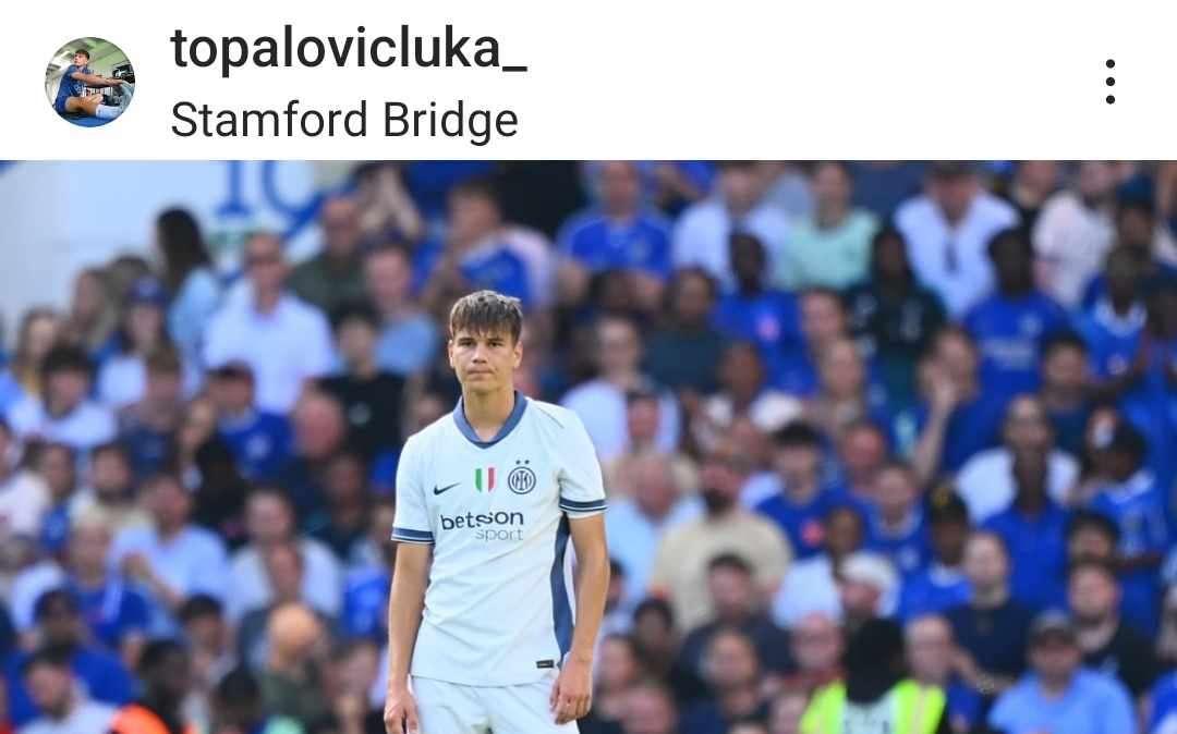 Chelsea-Inter da sogno per Topalovic: una sola parola per esprimere la sua gioia