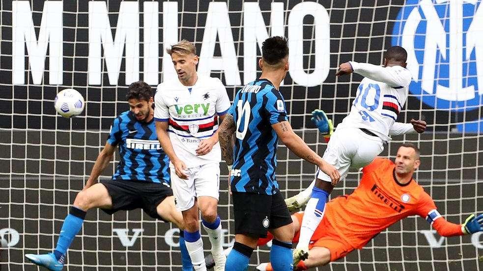 Inter-Sampdoria - Ayroldi impreciso: il Var lo aiuta sul rigore. Il gol blucerchiato è di Keita e non di Candreva 
