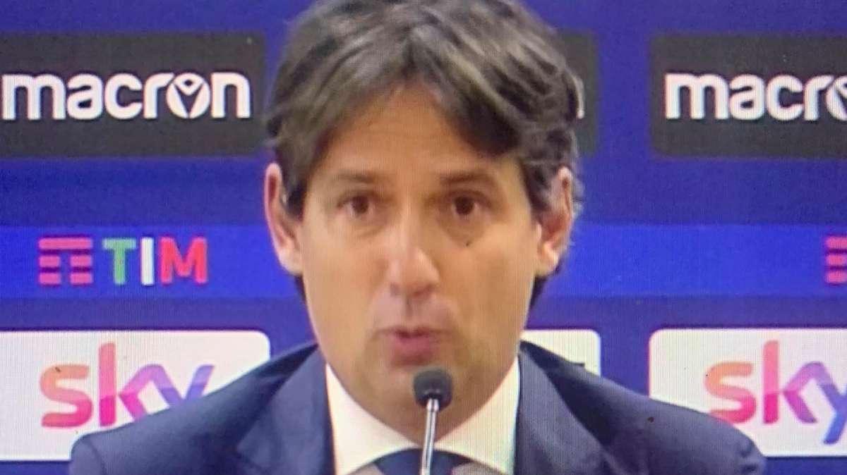 Lazio, Inzaghi in conferenza: "Ai ragazzi non posso rimproverare nulla. Immobile? Provocato da Vidal, peccato per il rosso"