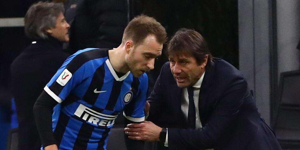 Conte su Eriksen: "Mi è piaciuto molto lavorare con lui. Mi piacerebbe allenarlo di nuovo un futuro"