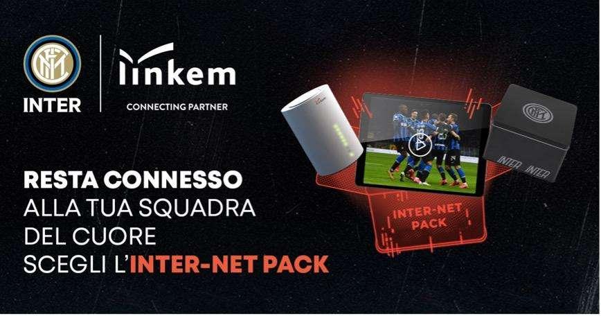 Inter e Linkem: ecco l'Inter-Net Pack con vantaggi ad hoc per i tifosi nerazzurri