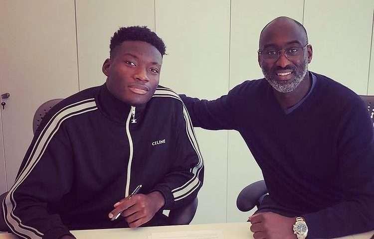 Lucien Agoumé, stamattina la firma sul nuovo contratto con l'Inter