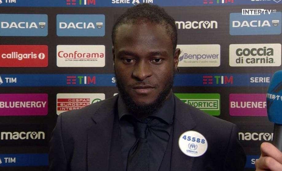 Moses a InterTV: "Grande lavoro di squadra. La vittoria della Juve avrebbe potuto metterci pressione"