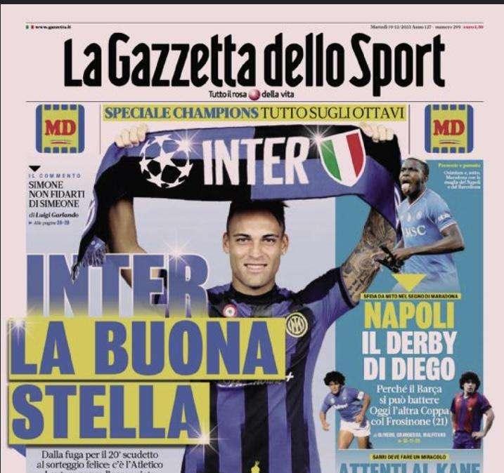 Prima GdS - Inter, buona stella: Lautaro sogna l’accoppiata 
