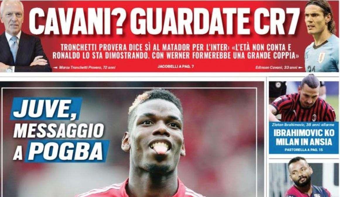 Prima TS - Tronchetti Provera: "Cavani-Inter? Guardate CR7"
