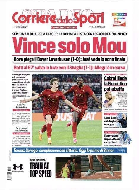 Prima CdS - Vince solo Mou: José vede la nona finale