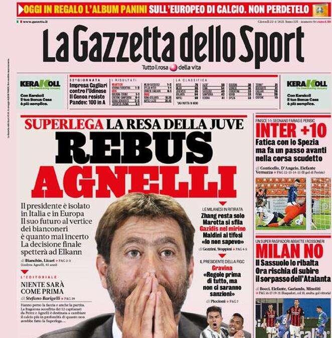 Prima GdS - Inter +10, fatica con lo Spezia ma fa un passo per la corsa scudetto