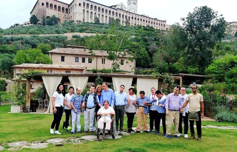 I ragazzi del Serafico di Assisi in visita al Parco Antichi Orti di Ranocchia