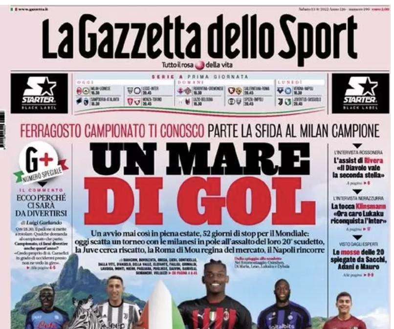 Prima GdS - Ferragosto, campionato ti conosco 