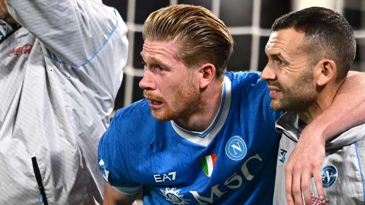 De Bruyne ricorda: "Dopo l'infortunio di Napoli-Inter ho avuto paura"