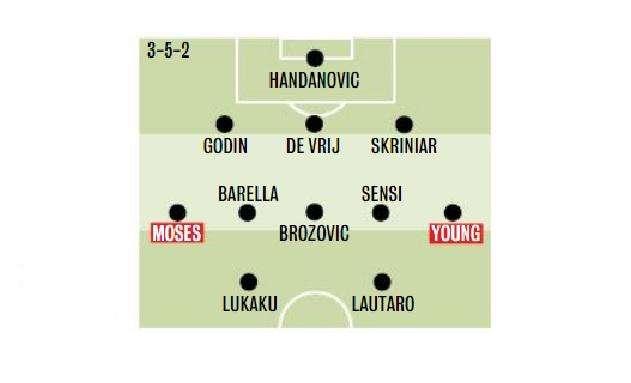 GdS - Young e Moses cambiano l'Inter: Conte ha due nuove frecce