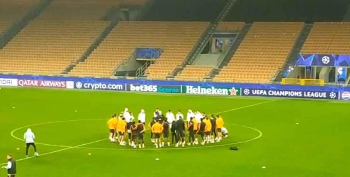 VIDEO - Shakhtar Donetsk, rifinitura a San Siro: l'avvio della seduta