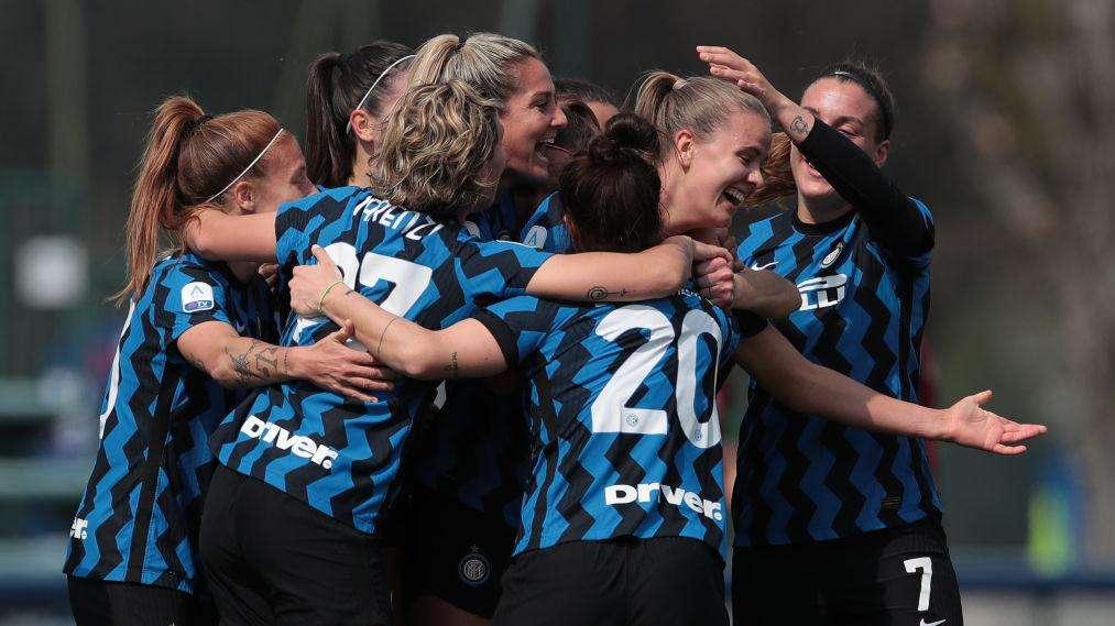 L'Inter Women ribalta la Pink Bari: di Simonetti e Moller Hansen i gol vittoria, finisce 2-1