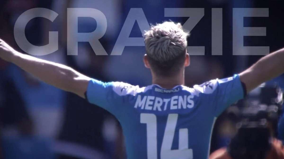 VIDEO - Il Napoli saluta Mertens: "Grazie Dries"