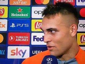 Lautaro a Sky: "A Trubin ho fatto i complimenti. Ottima ripresa, grande carattere"