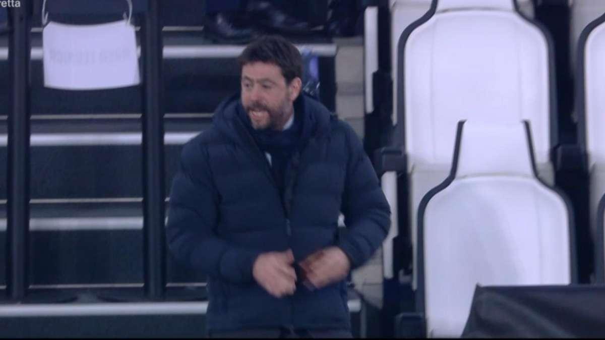 Dopo il triplice fischio scintille tra Conte e Andrea Agnelli. Labiale pesante del presidente
