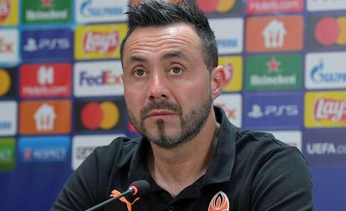 De Zerbi: "Shakhtar-Dynamo Kiev come Inter-Milan? Mai giocato un derby"