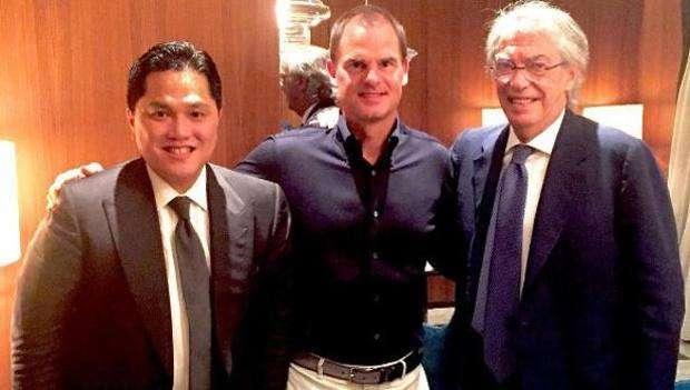 Thohir e Moratti: cena di benvenuto per De Boer
