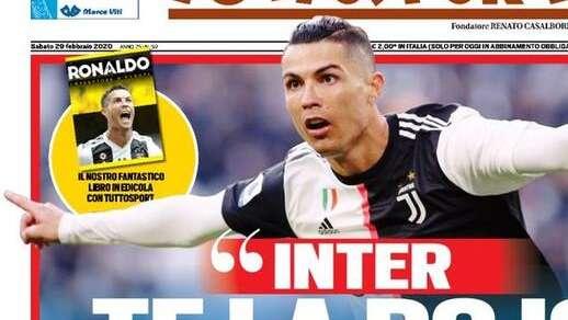 Prima TS - CR7 parla da leader: "Inter, te la do io la Juve. Battiamo Conte, poi ribaltiamo il Lione"