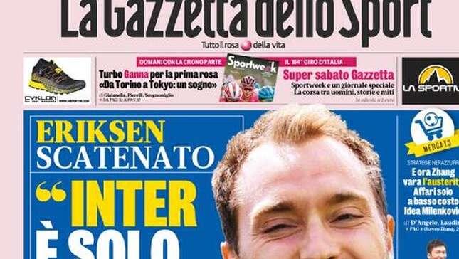 Eriksen scatenato: "Inter, è solo l'inizio. Vogliamo costruire un ciclo, ora sì che sono felice". Idea Milenkovic