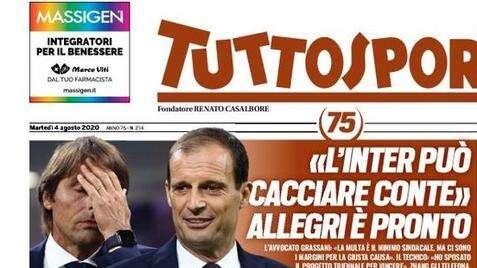 Prima TS - Grassani: "L'Inter può cacciare Conte". Allegri è pronto 