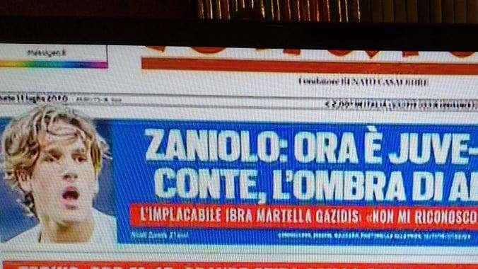 Prima pagina TS - Zaniolo, ora è Juve-Inter! Conte, l'ombra di Allegri