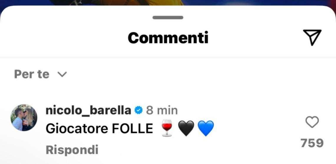 Tutti pazzi per Bastoni esterno, anche Barella cede sui social. L'elogio al connazionale: "Giocatore folle"