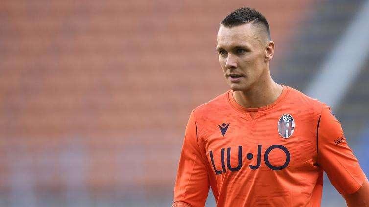 Inter-Bologna 1-2, Skorupski l'Mvp di San Siro per i tifosi rossoblu