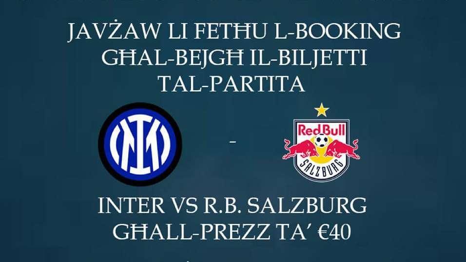 Inter-Salisburgo, decisi il campo e l'orario della seconda amichevole dei nerazzurri nel ritiro di Malta