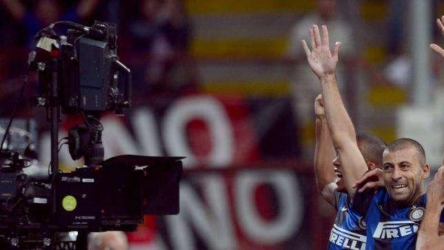 Samuel in gol nel derby