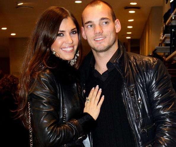 Sneijder orgoglioso delle gesta tv di Yolanthe