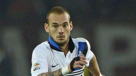 Sky - Sneijder mancherà contro Fiorentina e Neftci