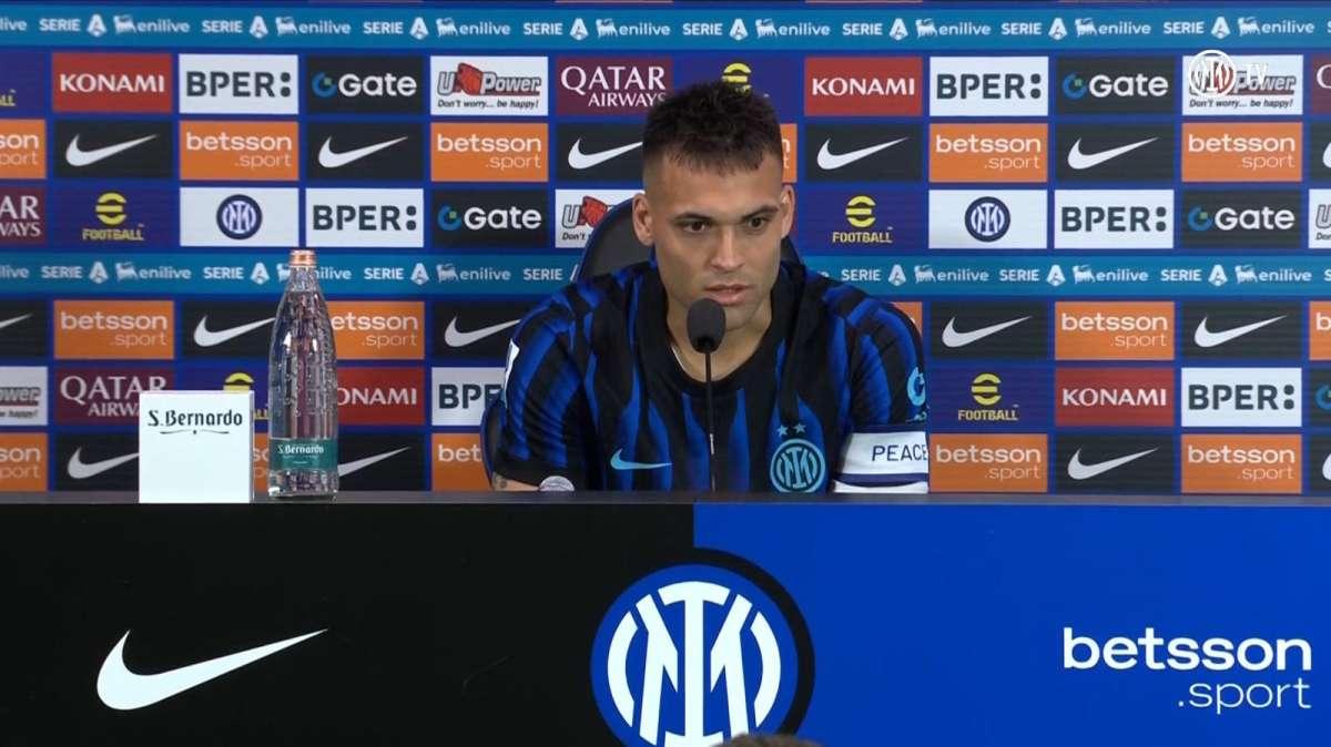 Lautaro in conferenza: "Difficile fare la classifica degli scudetti vinti con l'Inter"