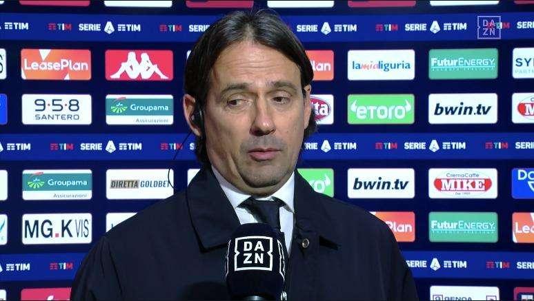Inzaghi a DAZN: "Ci può essere stanchezza mentale. E mi preoccupa una statistica" 