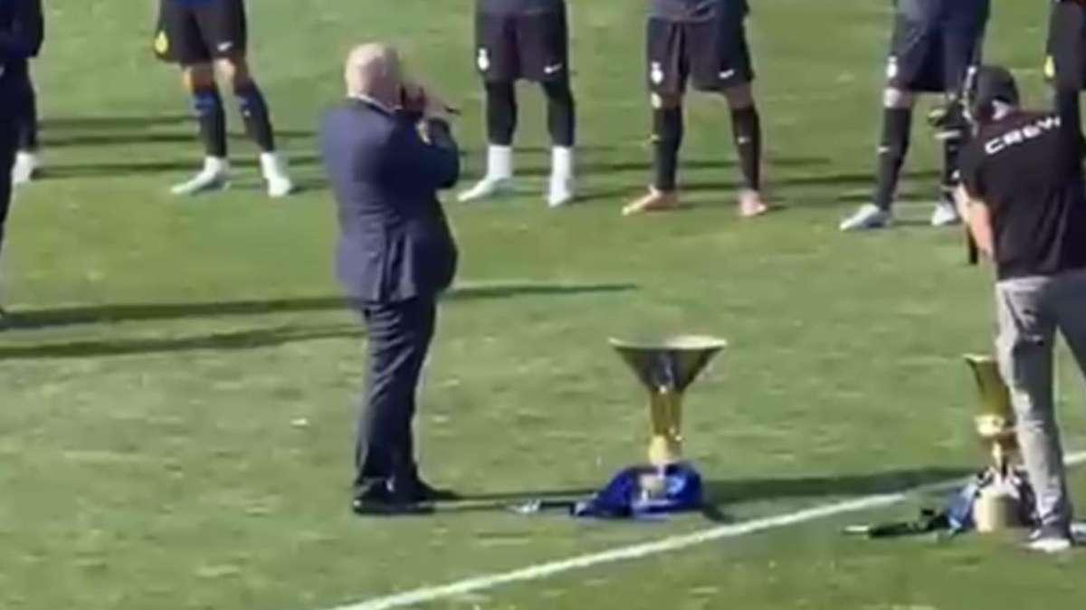 VIDEO - Orgoglio Marotta: "Siamo l'unica squadra di Milano con due stelle"