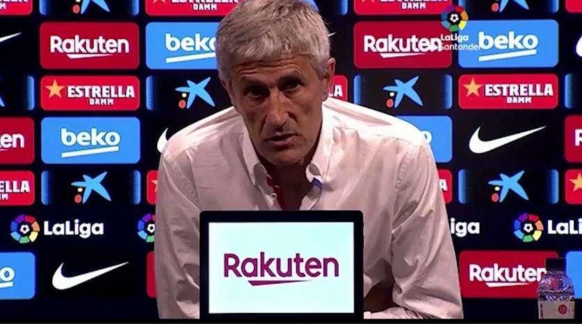Barça, Setien: "Se sarò ancora l'allenatore dei catalani? Lo spero, ma non lo so"