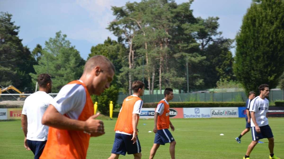Prima seduta in vista del match con l'Atalanta