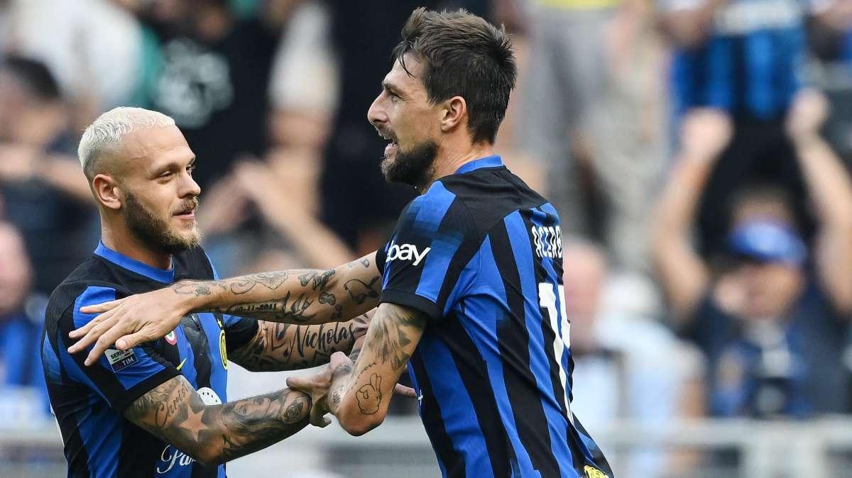 Acerbi, primo gol in campionato con la maglia dell'Inter: la rete in Serie A mancava da Spezia-Lazio del 2022