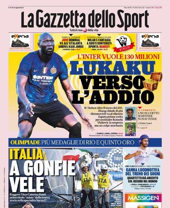 Prima GdS - Lukaku verso l’addio