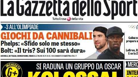 Prime pagine - Assalto a Gabigol. Stallo Icardi, ma Gabbiadini piace ed è stato richiesto Aubameyang