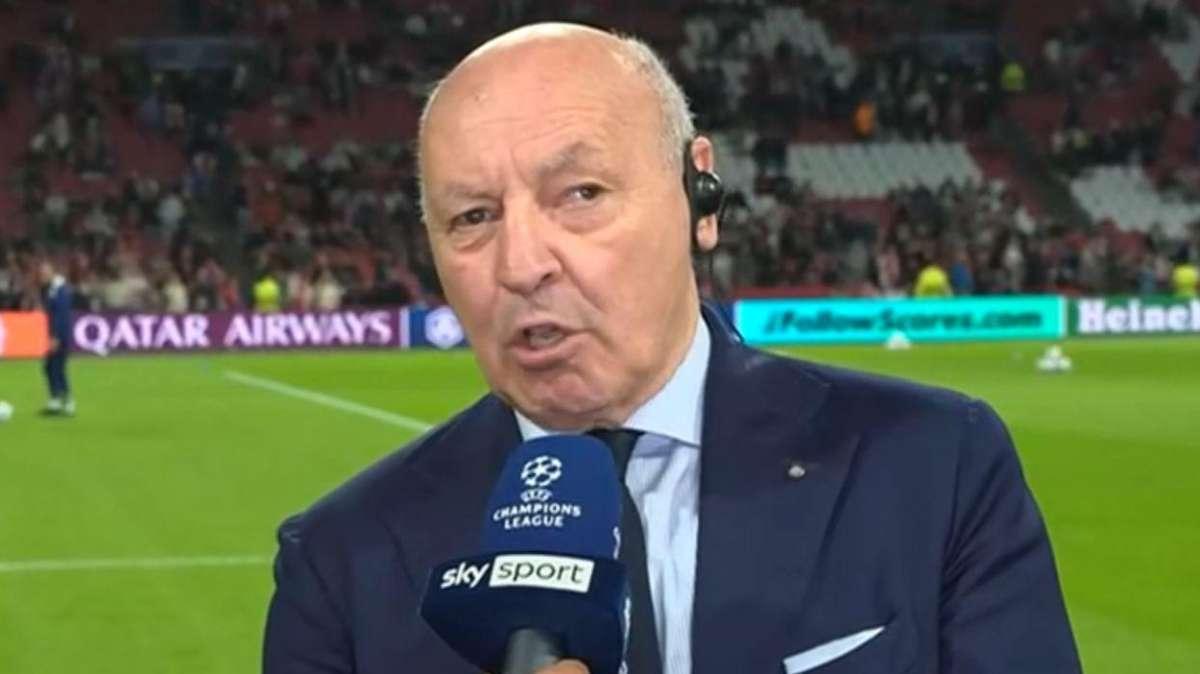 Marotta a Sky: "Inter squadra che meglio rappresenta l'Italia in UCL. San Siro? Oggi passaggio importante"