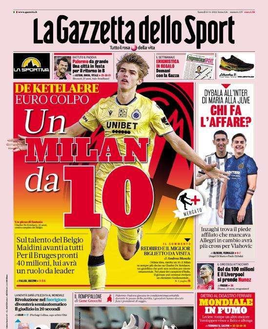 Prima GdS - Dybala all’Inter, Di Maria alla Juve. Chi fa l’affare?