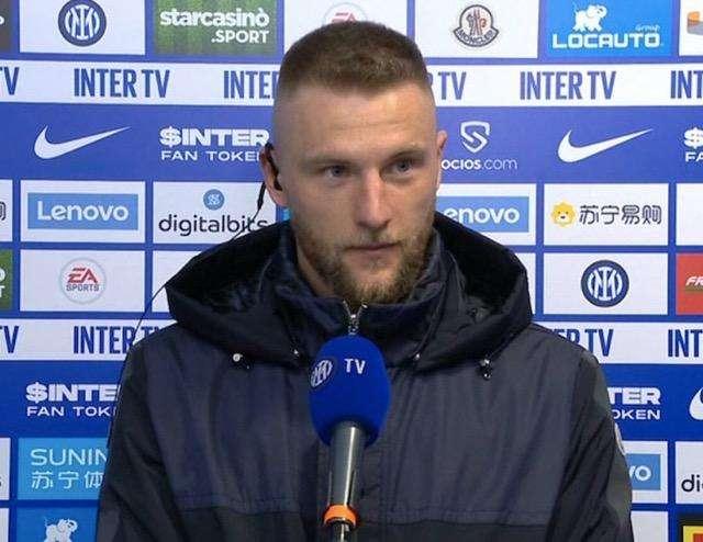 Skriniar a ITV: "Siamo una squadra forte, tutti vogliamo vincere per questi colori. Ora testa alla Coppa Italia"