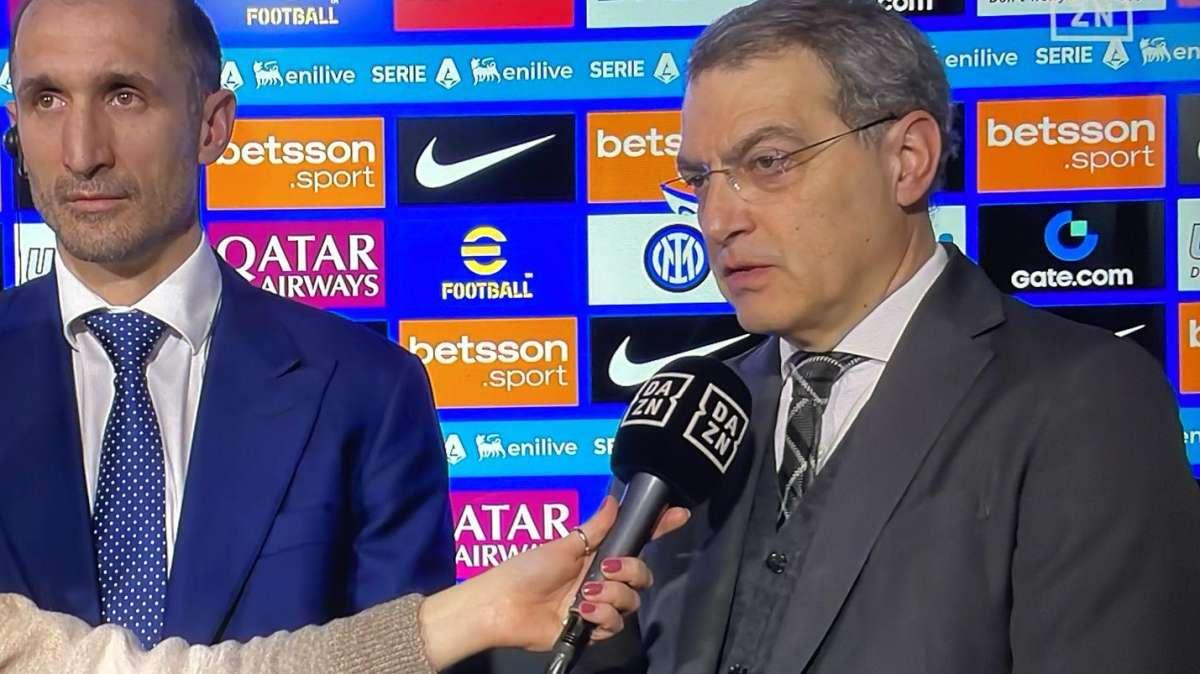 Juve, Comolli a DAZN: "Un'ingiustizia. Noi abbiamo perso 3 punti, il calcio italiano molto di più"