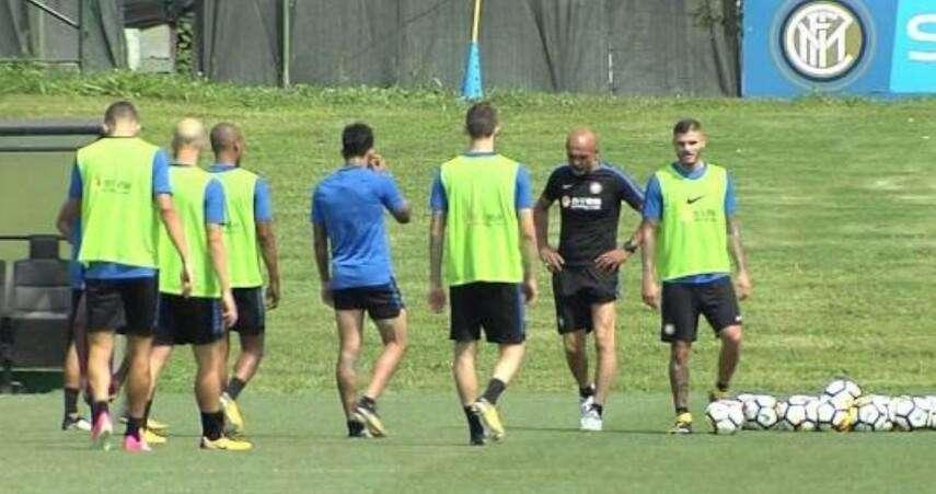 Verso Inter-Chievo: palestra, esercizi di rapidità e partitelle ad Appiano