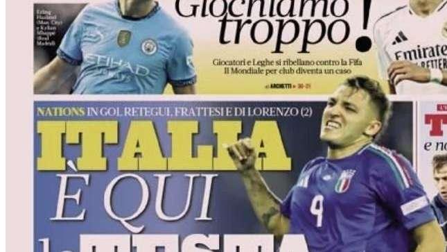 Prima GdS - Barella rientra con la Roma, vuole anche Champions e Juve
