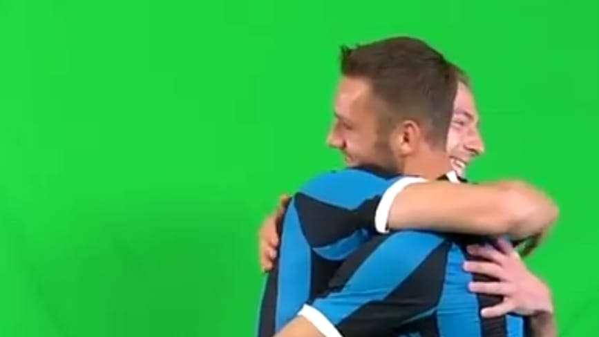 Inter, De Vrij e Skriniar festeggiano la Giornata Mondiale dell'Amicizia