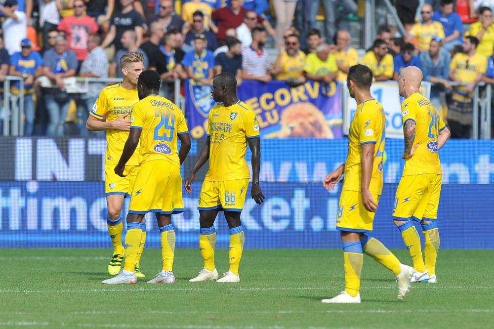 La zona Inter fa male al Frosinone: 7 gol subiti dai gialloazzurri negli ultimi 15'
